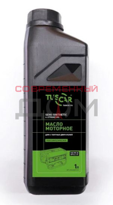 Масло 4-х тактное TUSCAR полусинтетическое, SAE 5W30, API SJ/CF (1,0л.)